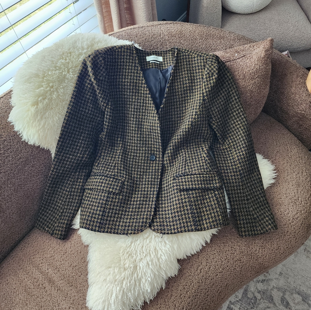 Isabel Marant Wool Houndstooth Blazer